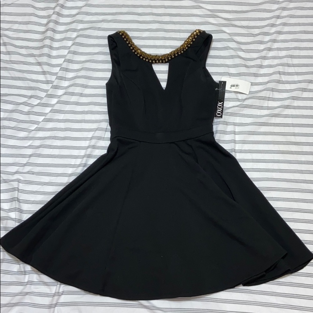 NWT Black and Gold Dress